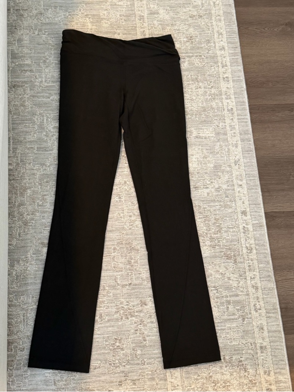 Victoria's Secret Black Straight Leg Yoga Pants